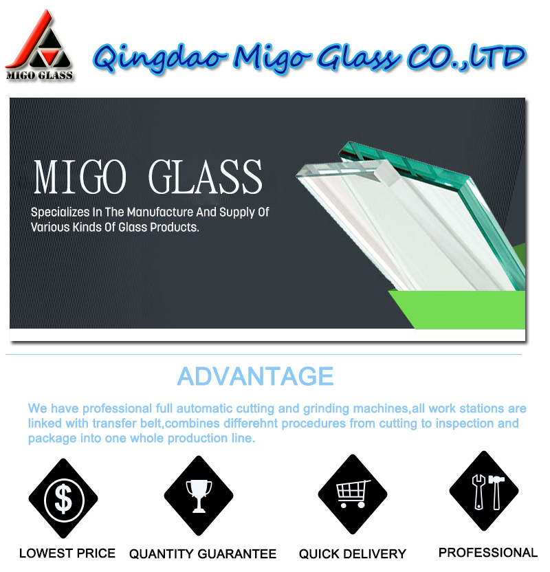 Migo Glass 10mm Pattern Tempered Building Glass
