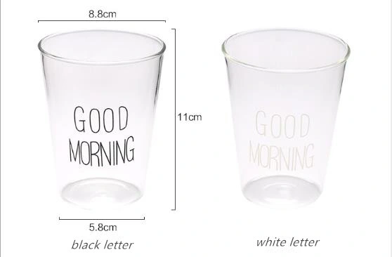 High Temperature Resistant Glass, High Borosilicate Beer Glass, Creative, Simple and Transparent Breakfast Glass