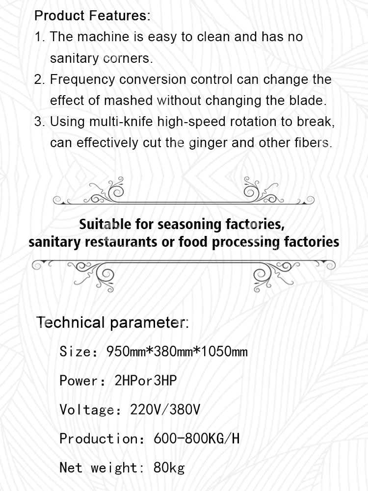 Food Processing Machinery of Garlic Processing Equipment (TS-S68)