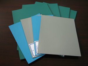 ESD Rubber Sheet, ESD Rubber Mat, Antistatic Rubber Sheet, Color: Green/Black, Blue/Black, Grey/Black, Black/Black