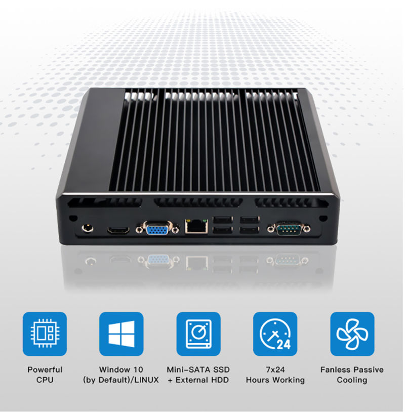 New Arrival All Aluminum Fanless I3 I5 I7 Mini PC Gamer Enterprice Office PC Station Computer Lab PC for Laboratory, Call Centre