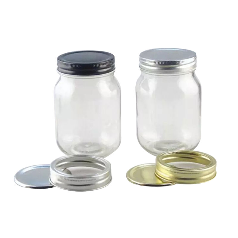 250ml Square Round Glass Mason Jar Sealed Glass Jar Honey Jar Jam Jar Storage Jar