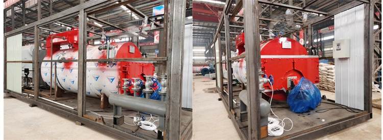 Industrial Combined Condensing Gas Mobile Container Steam Boiler