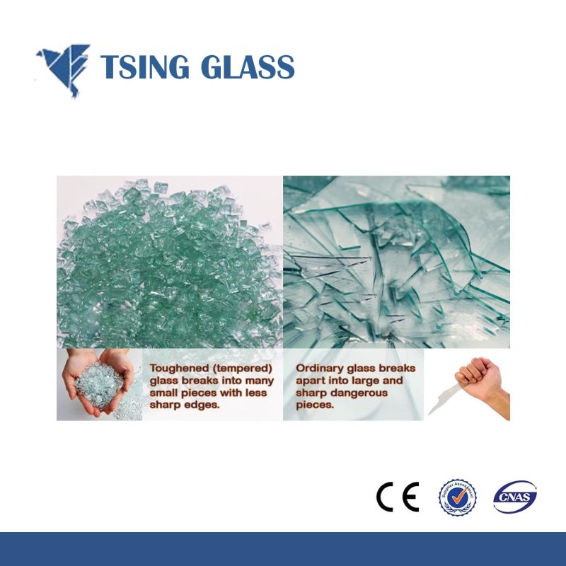 3-19mm Clear Toughened Glass with ISO/Ce/SGS Certificate