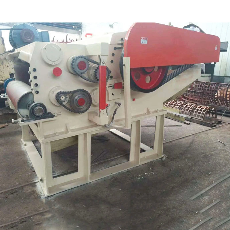 8-12t/H Chips 1-6 Cm Wood Chipping Industrial Wood Chipper Machine