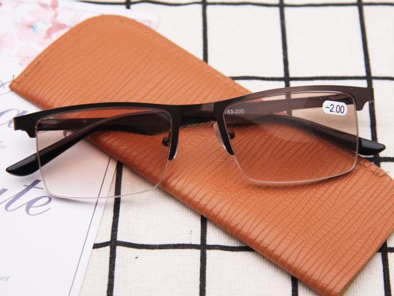 2020 Hot Sales Ukraine Market Half Stainless Steel Sun Glasses Reading Glasses for Women and Men