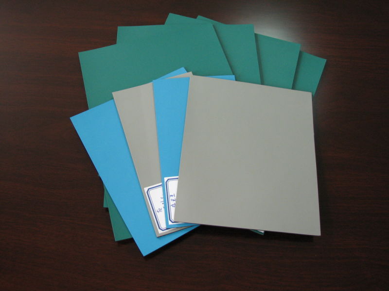 ESD Rubber Sheet, ESD Rubber Mat, Antistatic Rubber Sheet, Color: Green/Black, Blue/Black, Grey/Black, Black/Black