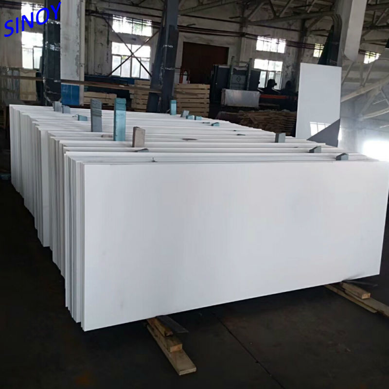 2440X920 Glass Sheet Lacquered Glass with Pure White Color