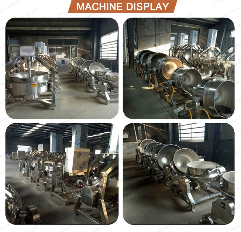 Commercial Cooking Jacketed Kettle Pot Large Mixer Steam Boiler Price