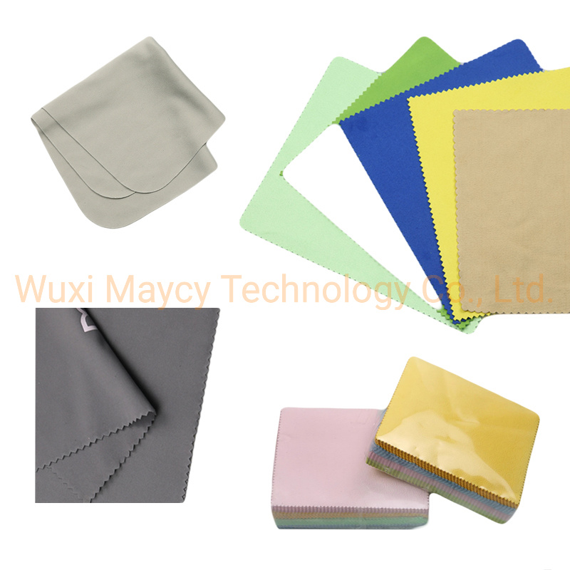 OEM High Quality Custom Size Absorbent Durable Kitchen Cleaning Towel, Antibacterial Microfiber, Suede Glasses/ Car/Camera/Jewelry Polishing Cleaning Cloths