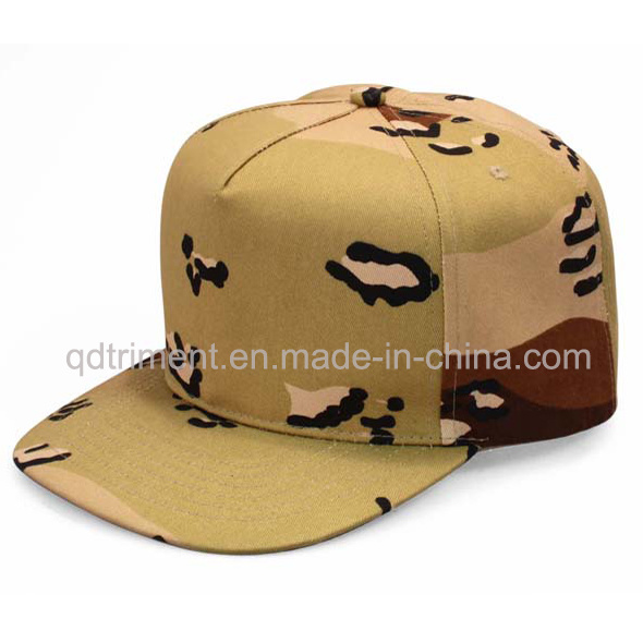 Custom Screen Print Flat Bill Snapback Camper Cap (TMFL9214)