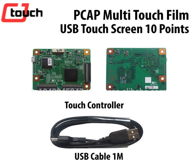 Cjtouch Advertising Tranparent Glass 47inch USB 10points Multimedia Interactive Pacp Capacitive Touchscreen Foil
