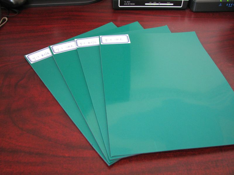 ESD Rubber Sheet, ESD Rubber Mat, Antistatic Rubber Sheet, Color: Green/Black, Blue/Black, Grey/Black, Black/Black