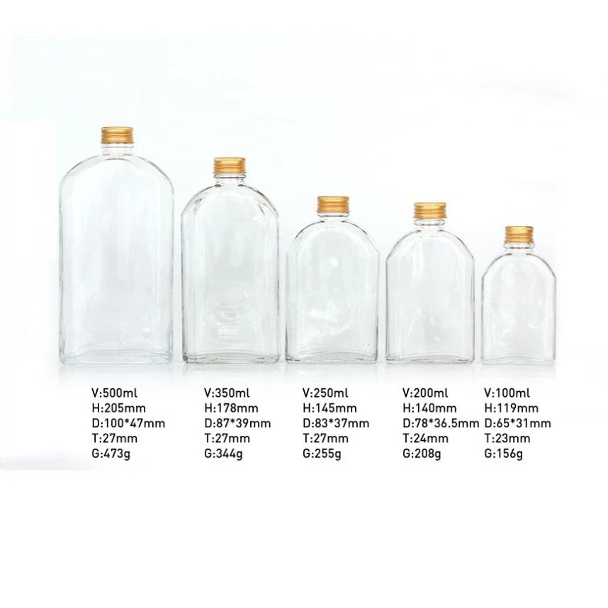 250ml Glass Bottle / Spirit Glass Bottle/ Clear Glass Bottle for Packaging
