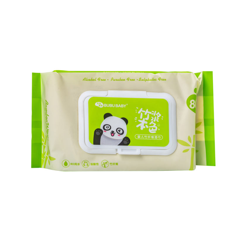 Tender Baby Wet Wipe with Aloe Vera Disposable Face Cleaning Wet Wipes Antibacterial Baby Tissue No Alcohol Antibacterial