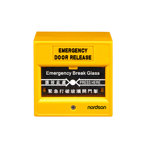 Green Yellow Red White Break Glass Fire Emergency Break Glass Door Release