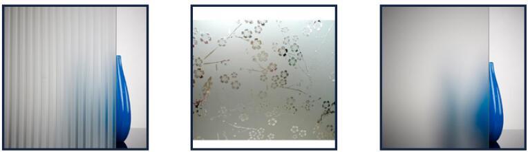 Acid Etched Glass Excellent Quality Clear Float Acid Etched Glass
