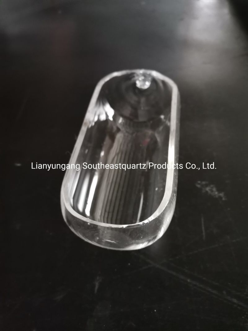 Heat Resistance Fused Silica Glass Boat for Semiconductor