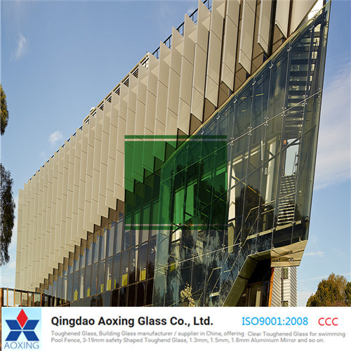 4-12mm Colorful/Clear Toughened Reflective Glass with Ce Certificate