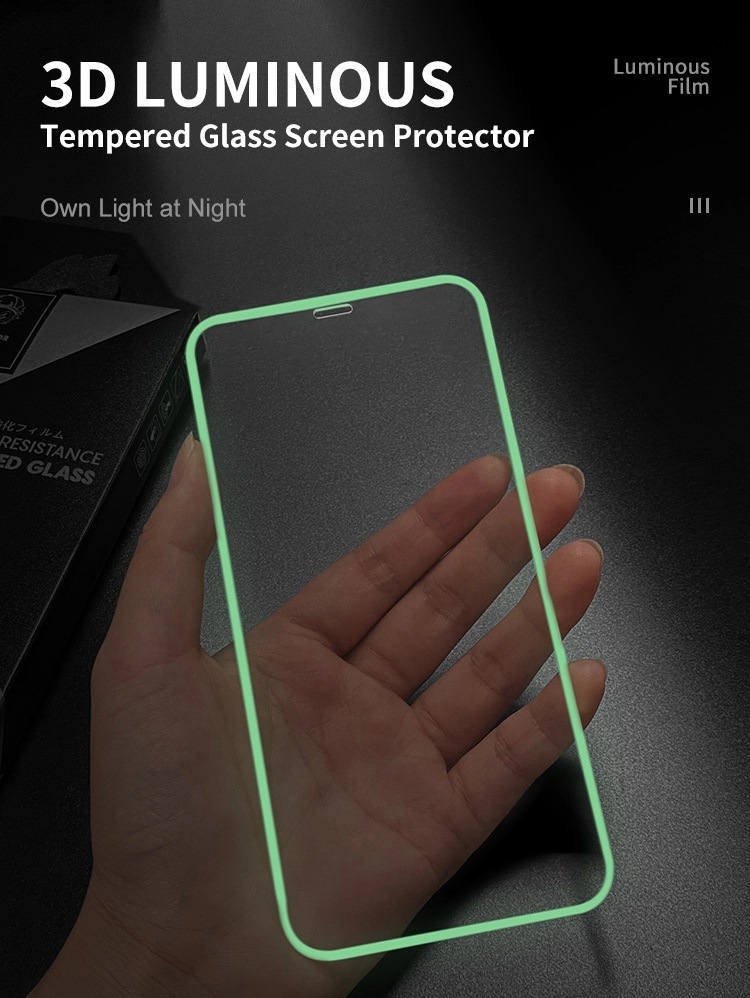 Bar Night Club Party Fluorescence Smooth Touch Sensitive Tempered Glass Screen Protector