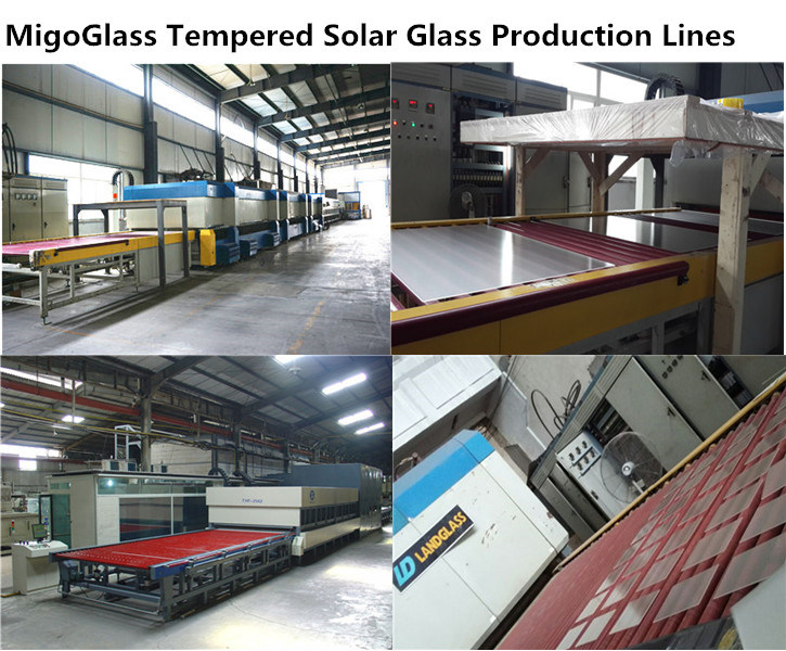 Fully Tempered Glass for Cover Glass of Solar Thermal Collectors