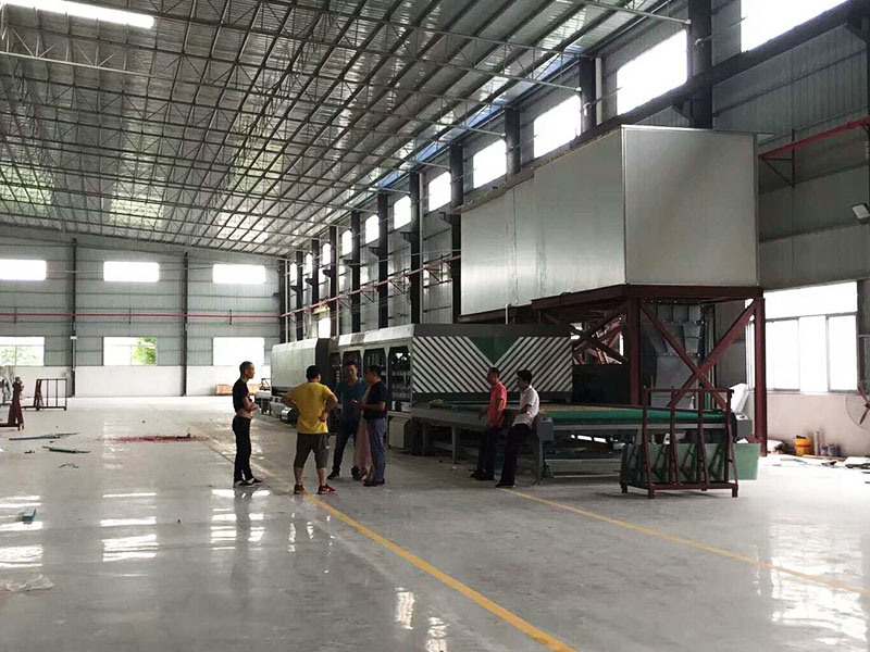 Tempered Glass Air Compression Pass Section Flat Glass Tempering Furnace Machine
