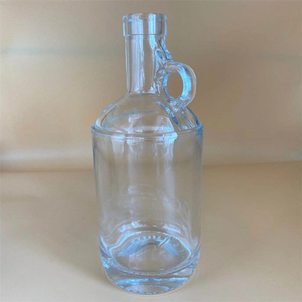 Transparent Extra White Flint 375ml 500ml 750ml Empty Liquor Glass Bottles