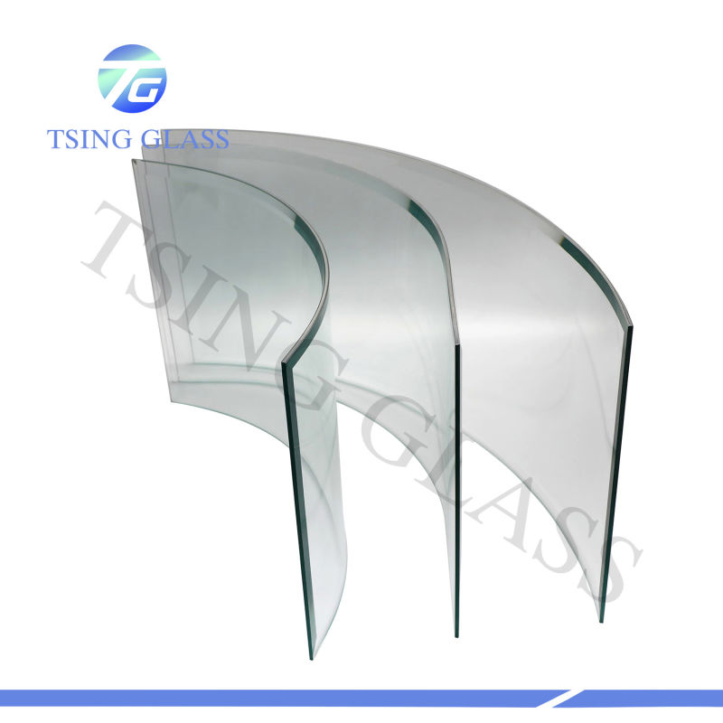 Flat Bent / Curved Toughened Glass Safety Tempered Glass 3-19mm