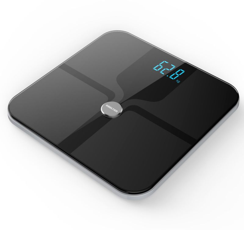 Bluetooth Body Fat Scale with LED Display and ITO Glass
