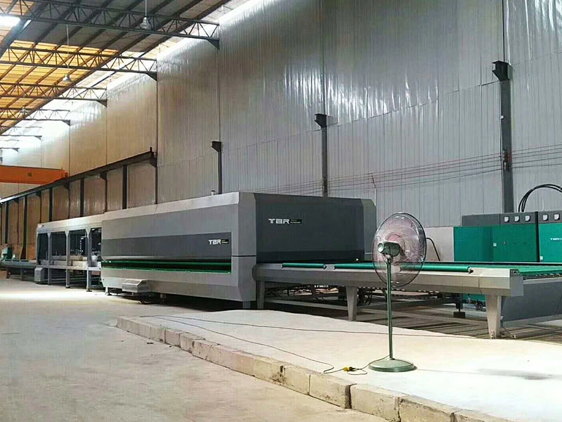 Flat Glass Tempering Furnace Machine with Blower Convection & Passing Quenching Tempered Glass Making Machines