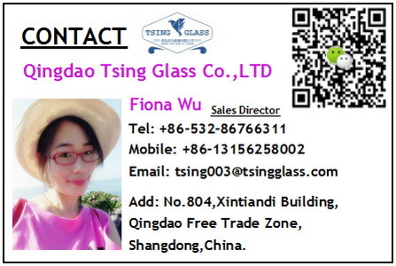 5.38mm-12.76mm Edge Polished Clear or Colored Safety Laminated Tempered/Toughened Glass/Building Glass