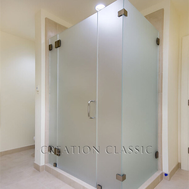 12mm Frosted Glass Acid Etched Glass, Decorative Glass