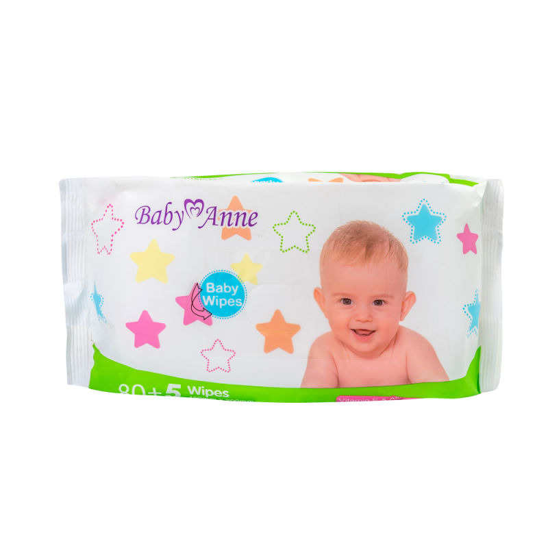 Tender Baby Wet Wipe with Aloe Vera Disposable Face Cleaning Wet Wipes Antibacterial Baby Tissue No Alcohol Antibacterial