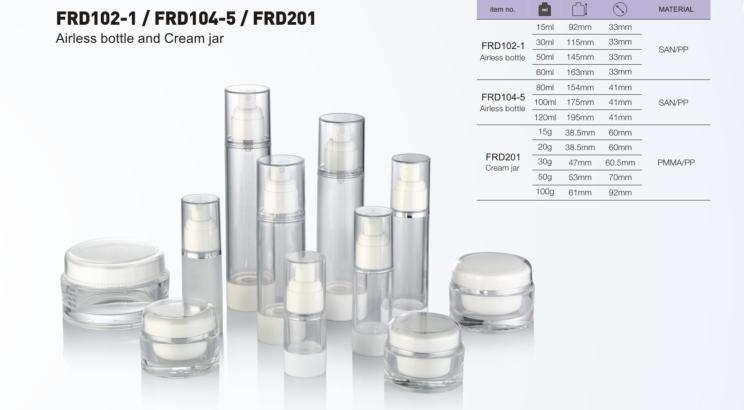 Acrylic Round Jar Cosmetic Jar Day &Night Cream Type Plastic Jar for Face