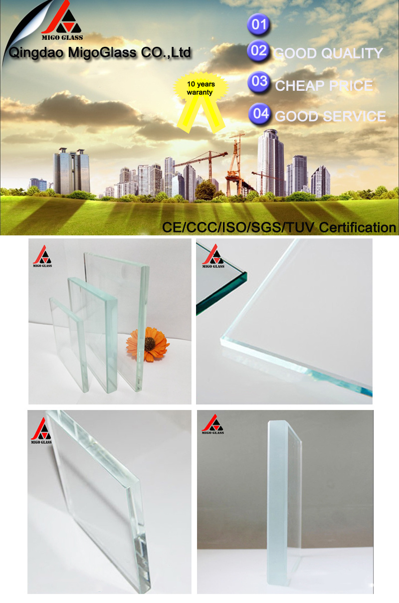 Float Building Glass High Quality High Safety 15mm Tempered Glass