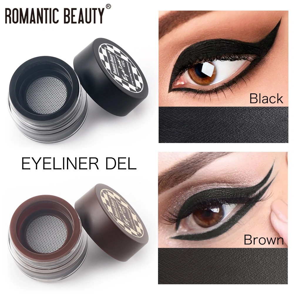 Y305 Romantic Beauty Waterproof Non-Smudge Eyeliner European and American Makeup Long-Lasting Coloring Eyeliner Brush