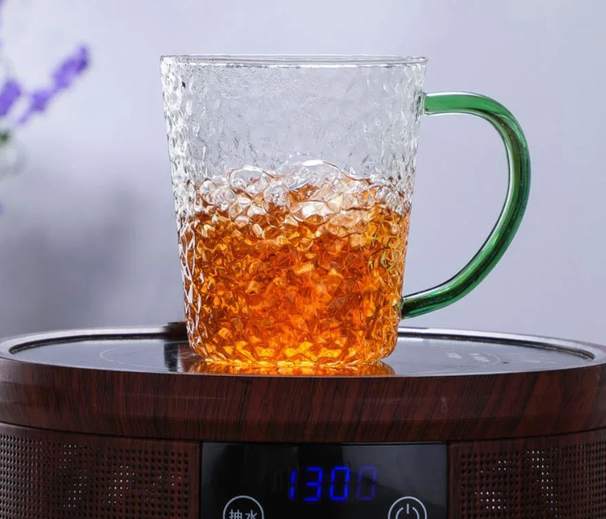 Creative High Borosilicate Glass Cup/Glass Green Tea Cup/Custom Home Water Cup with Glass