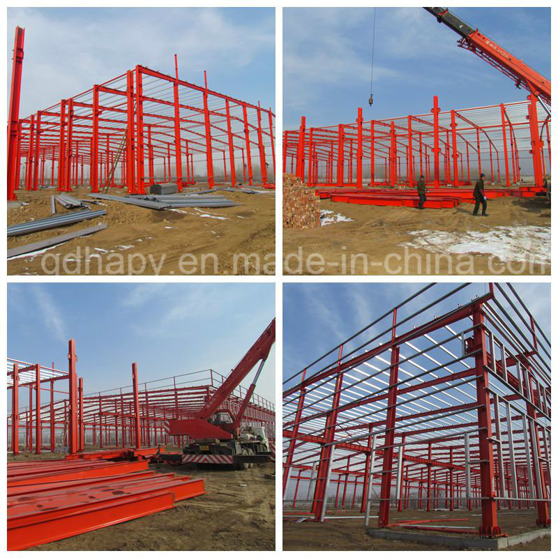 Customized Prefabricated Steel Structure Warehouse with Q235B or Q345b Material