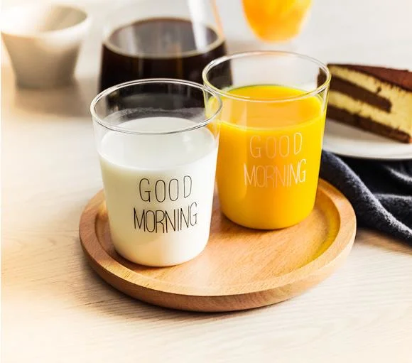 High Temperature Resistant Glass, High Borosilicate Beer Glass, Creative, Simple and Transparent Breakfast Glass