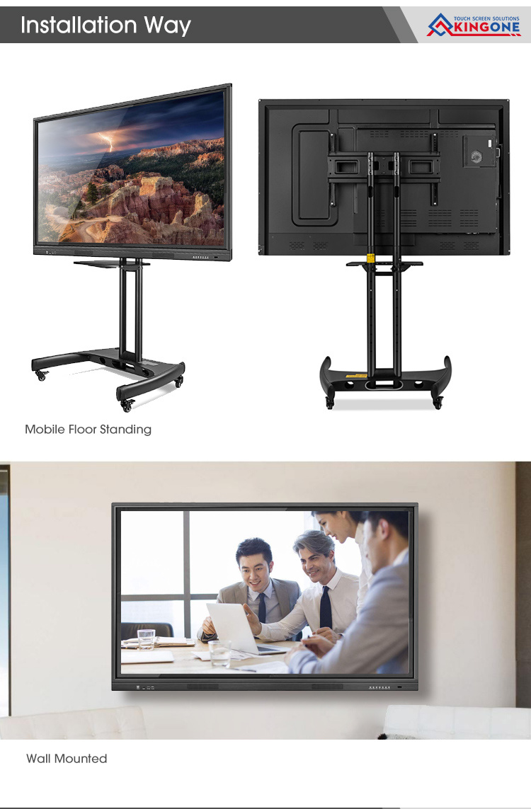 55 Inch Multi-Touch LCD Display Screen PC All in One for Classroom