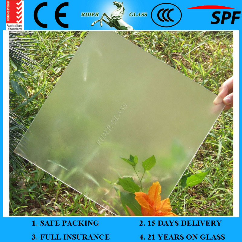 5mm Clear Glass for Solar Panel Anti-Reflective Glass