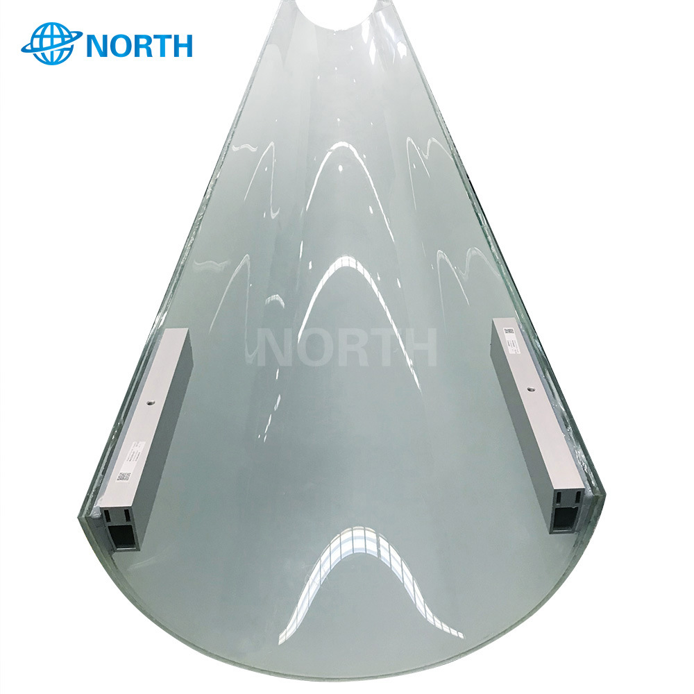 Hot Selling Curved Safety Glass for Curtain Wall Glass