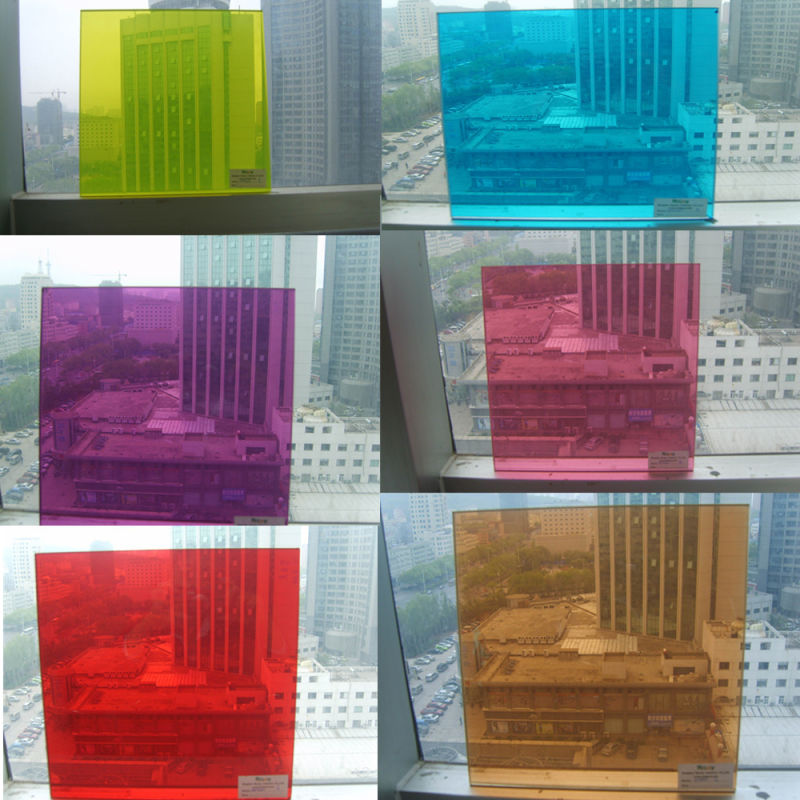 Frosted Over Size Triplex Glass for Partition Wall Decoration