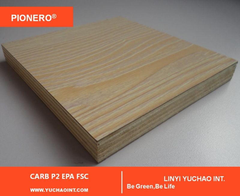 Poplar/Eucalyptus Core Laminated Melamine Plywood for Cabinet