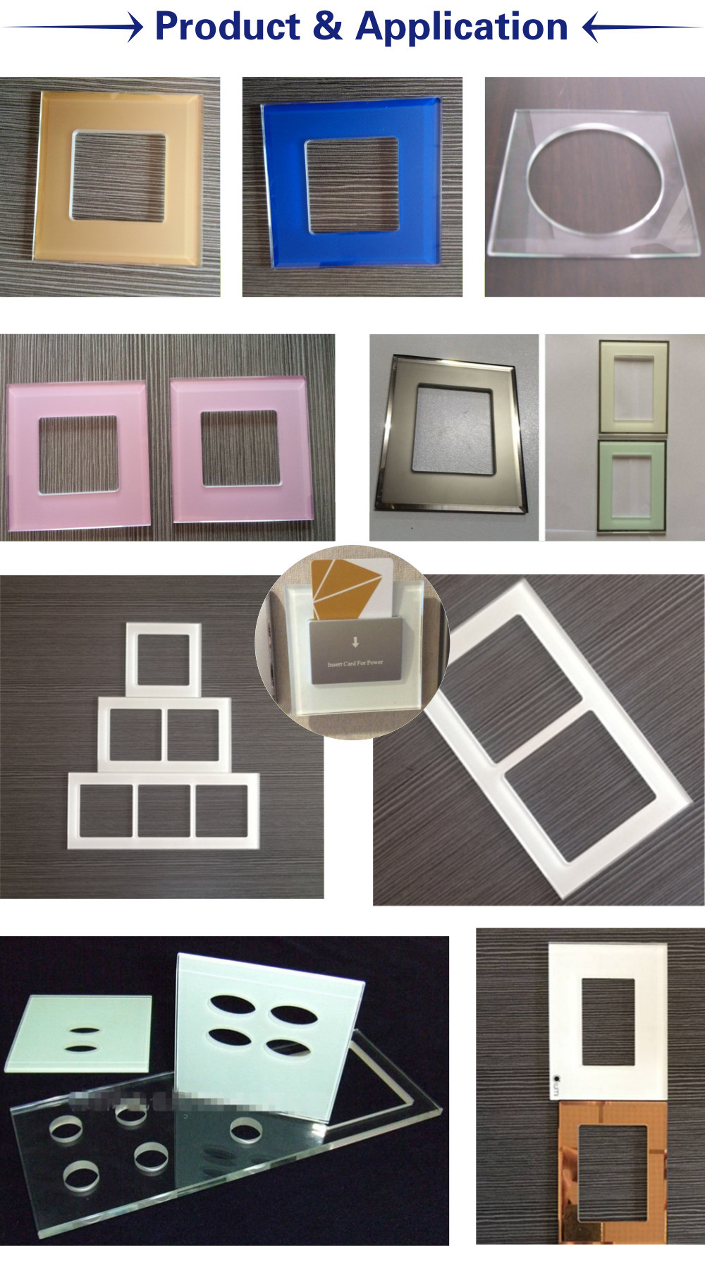 High Quality 5mm 6mm 10mm 12mm Clear and Colored Tempered Glass Panel for Wall with Favorable Price