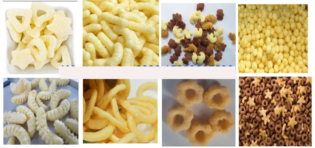 Snack Pellet Food Making Extruder Puff Food Extrusion Processing Line Extruder Corn Snacks Food Making Machine