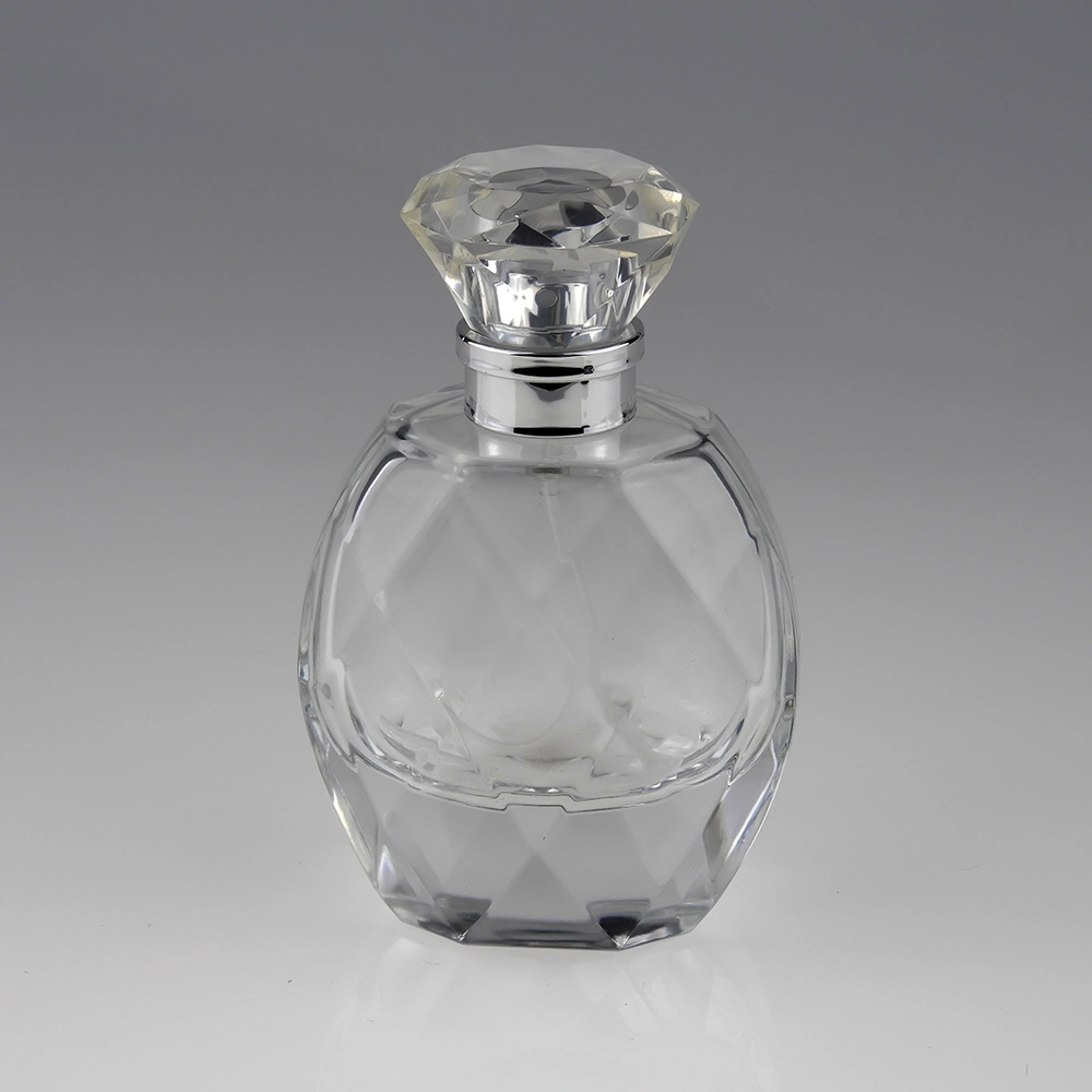 Fantastic Coating Glass Crystal Perfume Bottle Cosmetic Bottles for Men Women