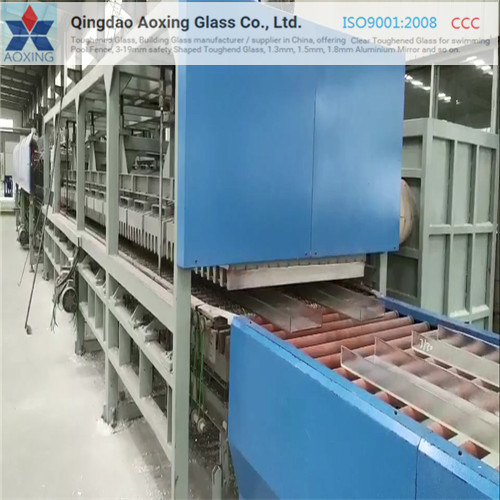 Tempered/Toughened Obscure/Nashiji Patterned U Channel Glass Factory