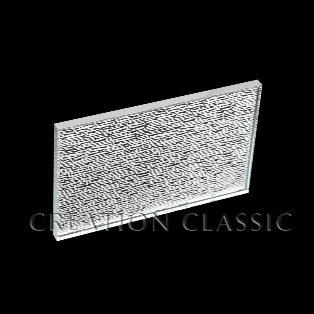 5mm Art Glass, Building Glass, Acid Etched Glass