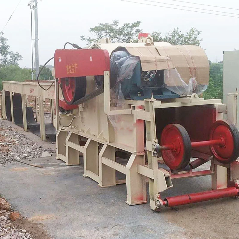 8-12t/H Chips 1-6 Cm Wood Chipping Industrial Wood Chipper Machine